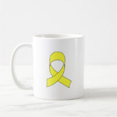 Mug Dessin à ruban jaune (Gauche)