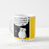 Mug Dessin amusant de Cat Looking at the Stars (Devant gauche)