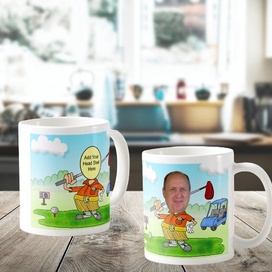 Mug Dessin amusant sur le golf