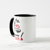 Mug Dessin animé amateur de requins (Devant gauche)