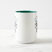 Mug Dessin animé d'abeille agressive (Centre)