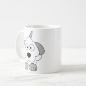 Mug Dessin animé d'animal couleur (Devant gauche)