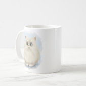 Mug Dessin animé de chat persan (Devant gauche)