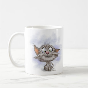 Mug Dessin animé de chaton tabby amusant