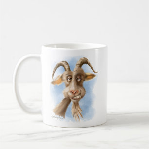 Mug Dessin animé de chèvre amusant
