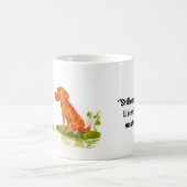 Mug Dessin animé de chien et de grenouille (Centre)