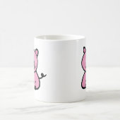 Mug Dessin animé de cochon rose mignon (Centre)