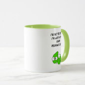 Mug Dessin animé de dragon ou de ptérodactyle drôle to (Devant droit)