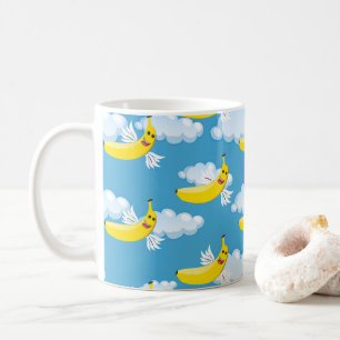 Mug Dessin Animé de Fête de Nourriture Bananes