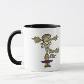 Mug dessin animé de fille zombie fille ghoulish (Gauche)