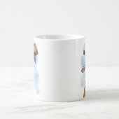 Mug Dessin animé de girafe condescendant (Centre)