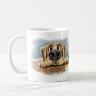 Mug Dessin animé de Golden Retriever mignon