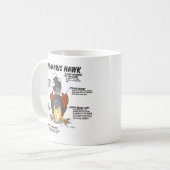 Mug Dessin animé de la buse de Harris (Devant gauche)