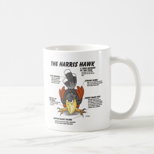Mug Dessin animé de la buse de Harris (Droite)