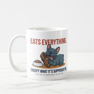 Mug Dessin animé de maman de chien de chaos drôle Fren