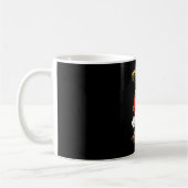 Mug Dessin animé de mascotte de pop-corn (Gauche)