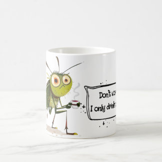 Mug Dessin animé de moustique bio – Citation drôle
