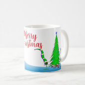 Mug Dessin animé de Noël coloré (Devant droit)