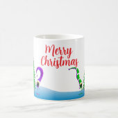 Mug Dessin animé de Noël coloré (Centre)
