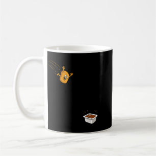 Mug Dessin animé de nugget de poulet volant drôle de p