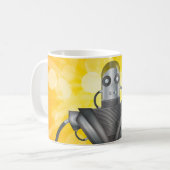Mug Dessin Animé de Robot Mécanique (Devant gauche)