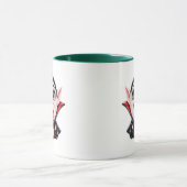 Mug Dessin animé de vampire mignon chibi effrayant (Centre)