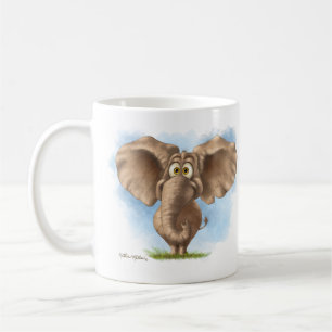 Mug Dessin animé d'éléphant mignon