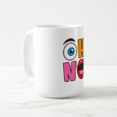 Mug Dessin animé drôle “Oh Non” (Devant gauche)