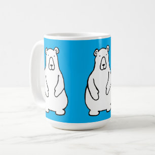 Mug Dessin animé drôle Trois ours thé bleu