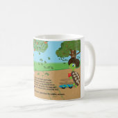 Mug dessin animé mignon boue (Devant droit)