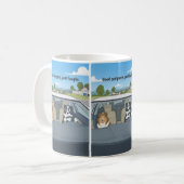 Mug Dessin animé sheltie border collie (Devant gauche)