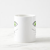 Mug Dessin animé visage drôle de chat-29034 (Centre)