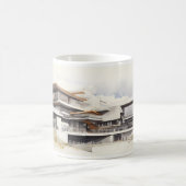 Mug Dessin Architectural Simple D'Un Concept Building (Centre)