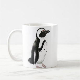 Mug dessin au crayon de pingouin africain