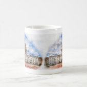 Mug Dessin au pastel du Capitole des États-Unis Washin (Centre)