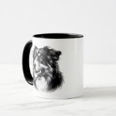 Mug Dessin Australian Shepherd (Devant gauche)