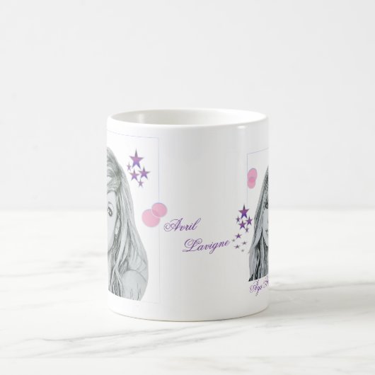 Mug Dessin Avril Lavigne (Centre)