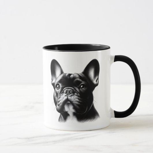 Mug Dessin Bouledogue Français (Droite)