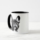 Mug Dessin Bouledogue Français (Devant gauche)