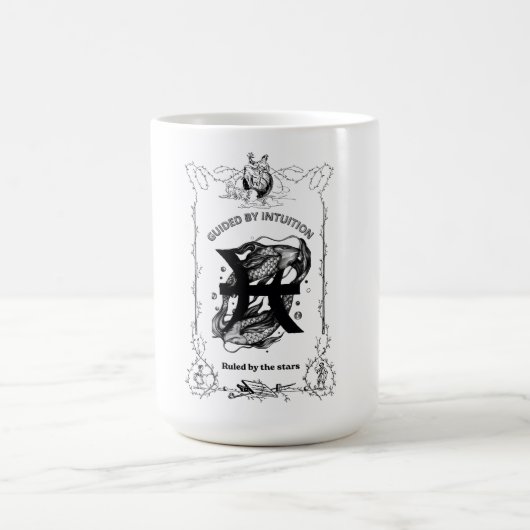 Mug Dessin céleste Intuition Poissons (Centre)