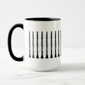 Mug Dessin Clarinet (Gauche)
