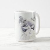 Mug Dessin crayon de chat (Devant droit)