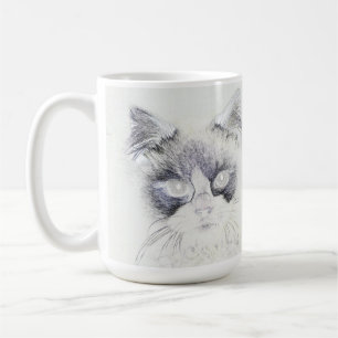 Mug Dessin crayon de chat