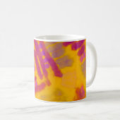 Mug Dessin créatif Abstrait. Arrière - plan couleur au (Devant droit)