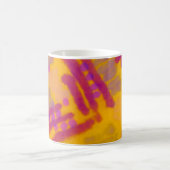 Mug Dessin créatif Abstrait. Arrière - plan couleur au (Centre)