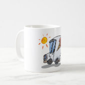 Mug Dessin Crème de glace Camion Amusant Dessert d'été (Devant gauche)