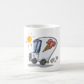 Mug Dessin Crème de glace Camion Amusant Dessert d'été (Centre)