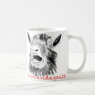 Mug Dessin criard drôle de chèvre de Vida Goata de L