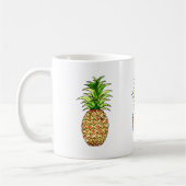Mug dessin d'ananas aquarelle (Gauche)