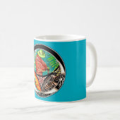 Mug Dessin d'art de Chameleon (Devant droit)